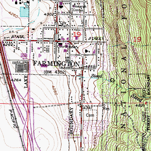 Topographic Map of Interfaith Christian Center, UT