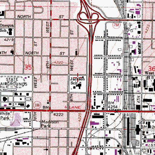 Topographic Map of Our Lady of Guadalupe, UT