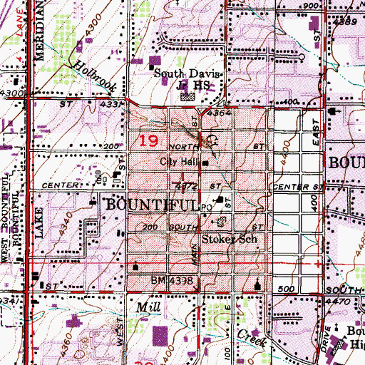 Topographic Map of Pilgrim Christian Fellowship, UT