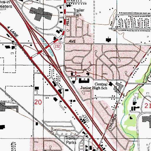 Topographic Map of Spanish Baptist Mission, UT