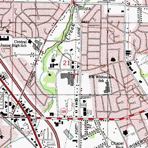 Topographic Map of Thai Buddhist Temple, UT