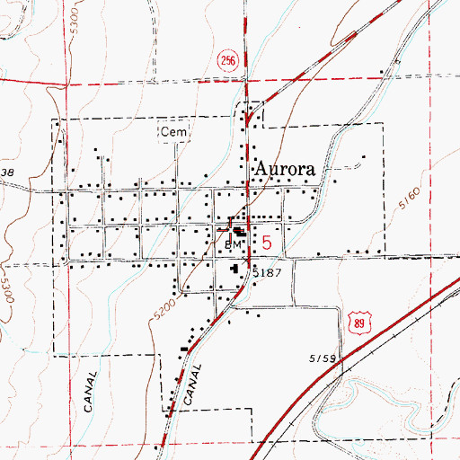 Topographic Map of The Church of Jesus Christ of Latter Day Saints, UT