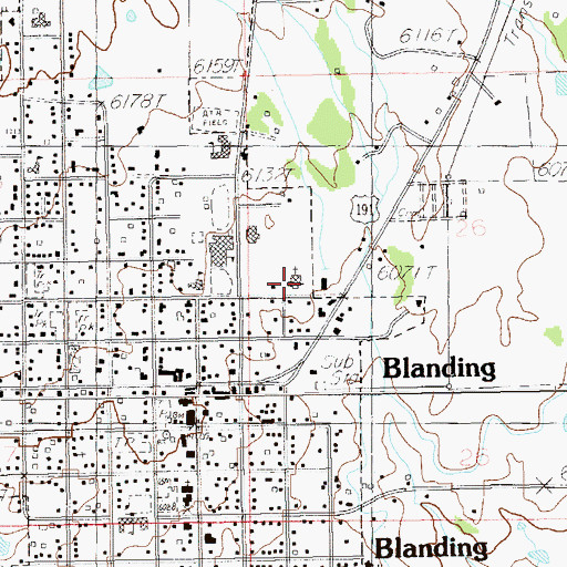Topographic Map of The Church of Jesus Christ of Latter Day Saints, UT