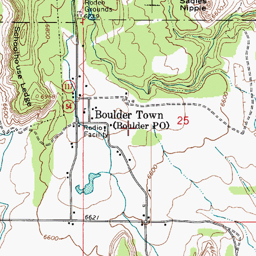 Topographic Map of The Church of Jesus Christ of Latter Day Saints, UT