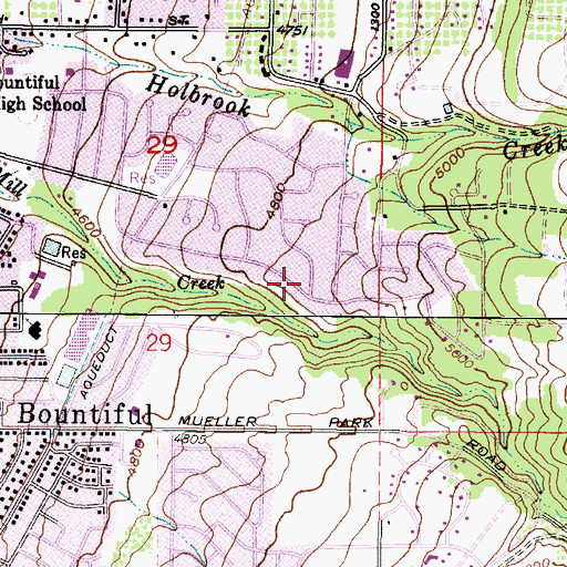 Topographic Map of The Church of Jesus Christ of Latter Day Saints, UT