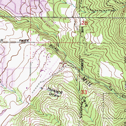 Topographic Map of The Church of Jesus Christ of Latter Day Saints, UT