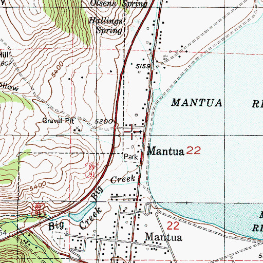 Topographic Map of The Church of Jesus Christ of Latter Day Saints, UT