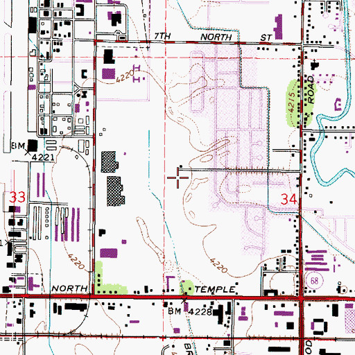Topographic Map of The Church of Jesus Christ of Latter Day Saints, UT