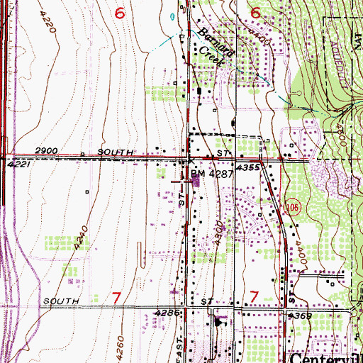 Topographic Map of The Church of Jesus Christ of Latter Day Saints, UT