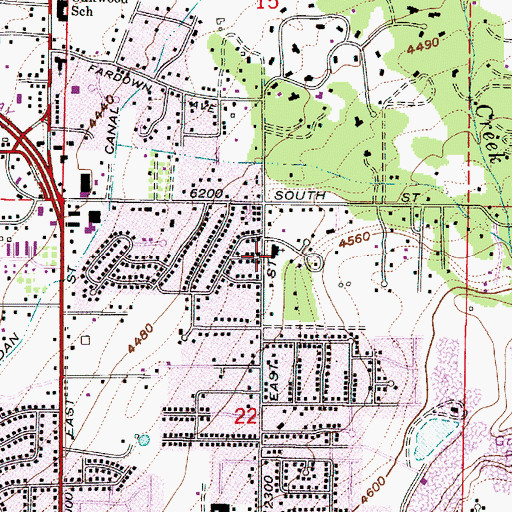 Topographic Map of The Church of Jesus Christ of Latter Day Saints, UT