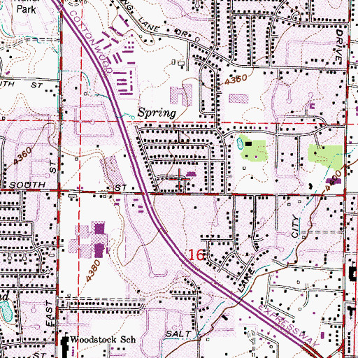 Topographic Map of The Church of Jesus Christ of Latter Day Saints, UT