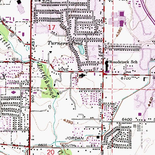 Topographic Map of The Church of Jesus Christ of Latter Day Saints, UT