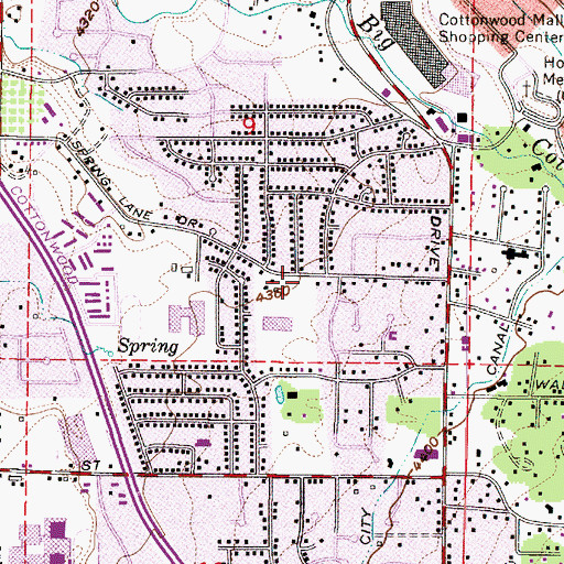 Topographic Map of The Church of Jesus Christ of Latter Day Saints, UT