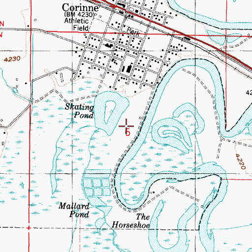 Topographic Map of The Church of Jesus Christ of Latter Day Saints, UT