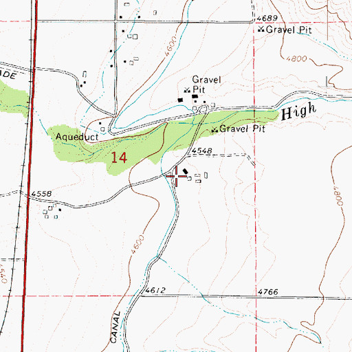 Topographic Map of The Church of Jesus Christ of Latter Day Saints, UT