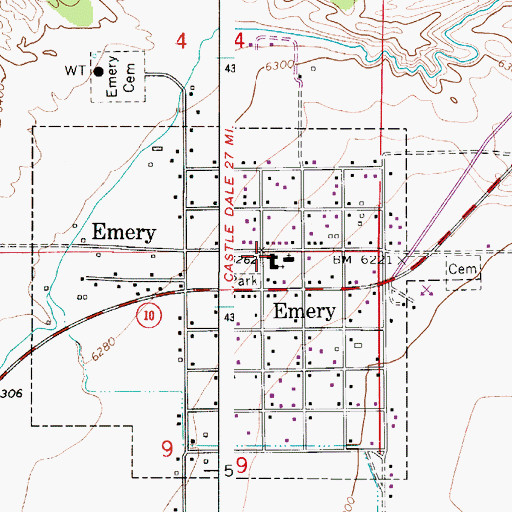 Topographic Map of The Church of Jesus Christ of Latter Day Saints, UT