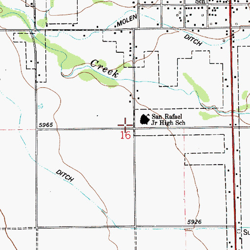 Topographic Map of The Church of Jesus Christ of Latter Day Saints, UT