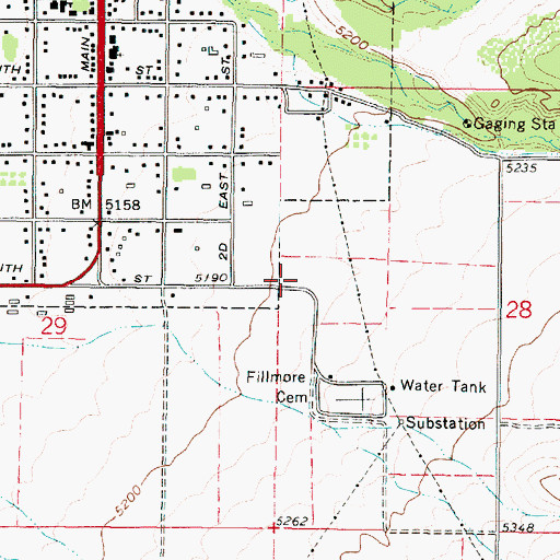 Topographic Map of The Church of Jesus Christ of Latter Day Saints, UT
