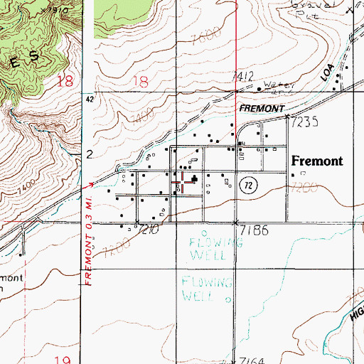 Topographic Map of The Church of Jesus Christ of Latter Day Saints, UT