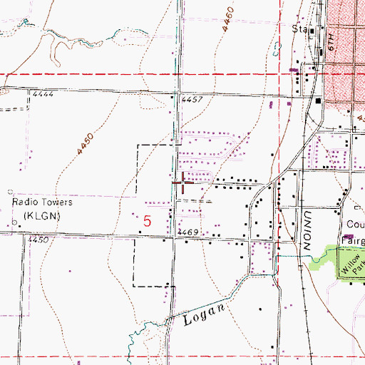 Topographic Map of The Church of Jesus Christ of Latter Day Saints, UT