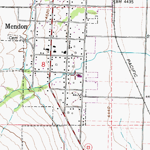 Topographic Map of The Church of Jesus Christ of Latter Day Saints, UT