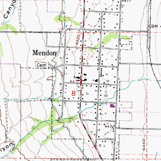 Topographic Map of The Church of Jesus Christ of Latter Day Saints, UT