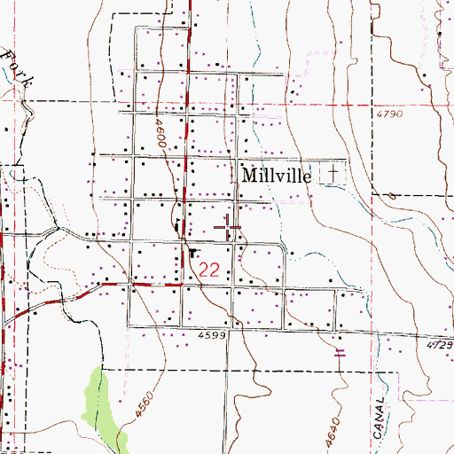 Topographic Map of The Church of Jesus Christ of Latter Day Saints, UT