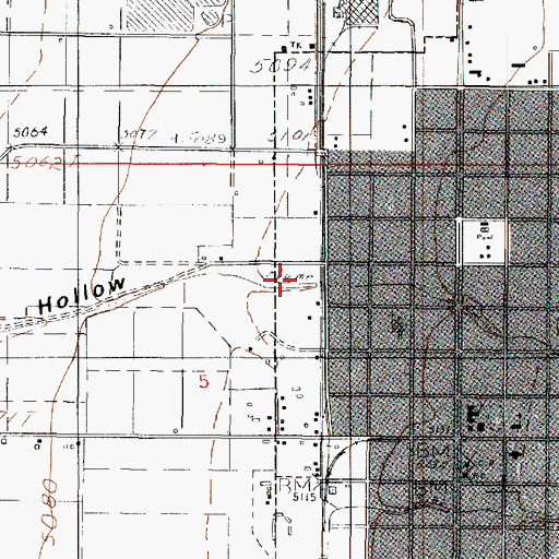 Topographic Map of The Church of Jesus Christ of Latter Day Saints, UT