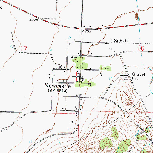 Topographic Map of The Church of Jesus Christ of Latter Day Saints, UT