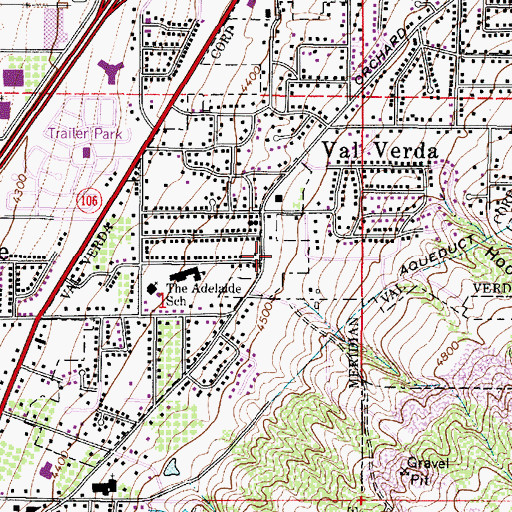 Topographic Map of The Church of Jesus Christ of Latter Day Saints, UT