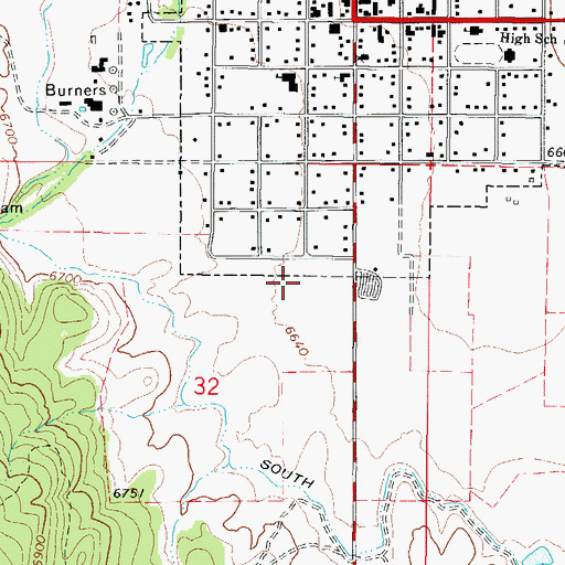 Topographic Map of The Church of Jesus Christ of Latter Day Saints, UT