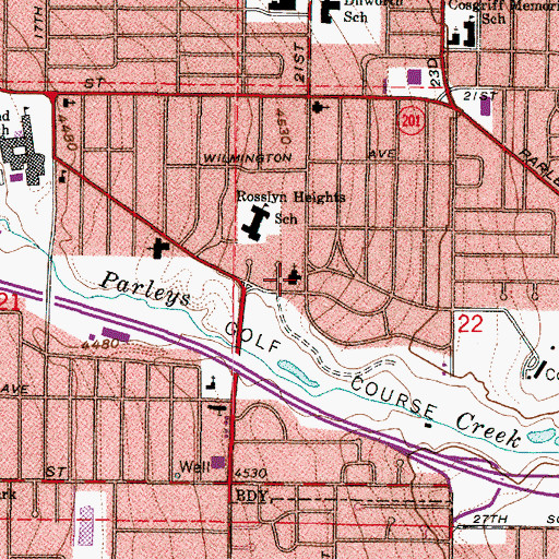 Topographic Map of The Church of Jesus Christ of Latter Day Saints, UT