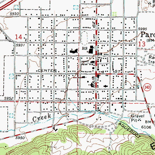 Topographic Map of The Church of Jesus Christ of Latter Day Saints, UT