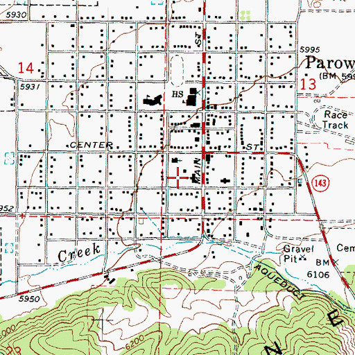 Topographic Map of The Church of Jesus Christ of Latter Day Saints, UT