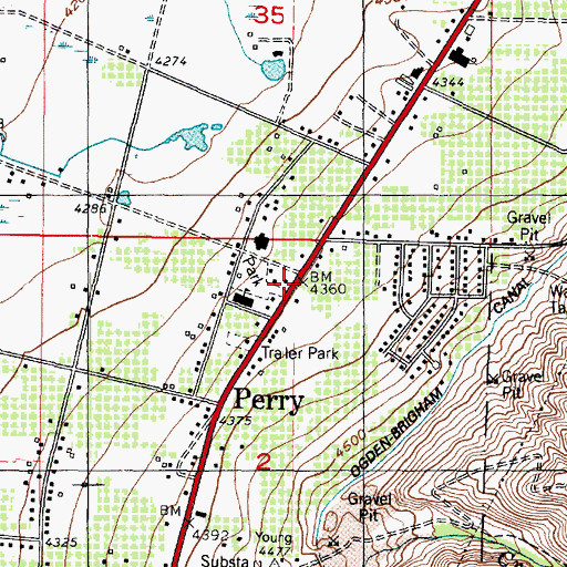 Topographic Map of The Church of Jesus Christ of Latter Day Saints, UT