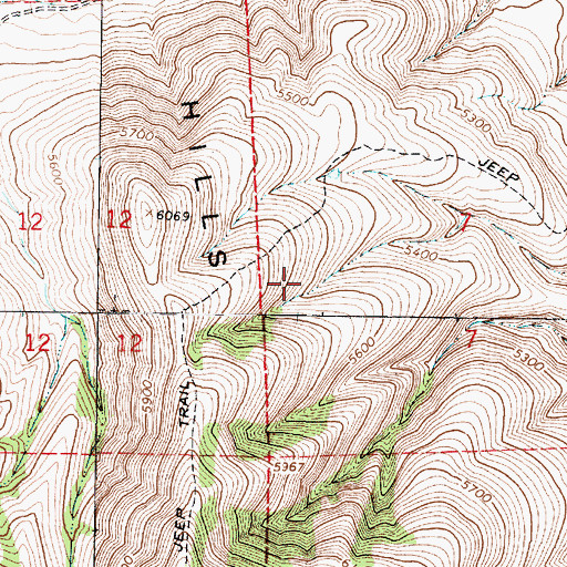 Topographic Map of The Church of Jesus Christ of Latter Day Saints, UT