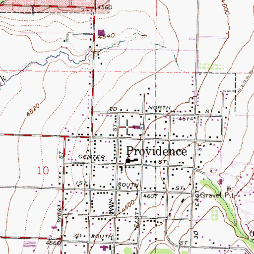 Topographic Map of The Church of Jesus Christ of Latter Day Saints, UT