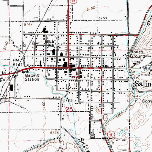 Topographic Map of The Church of Jesus Christ of Latter Day Saints, UT