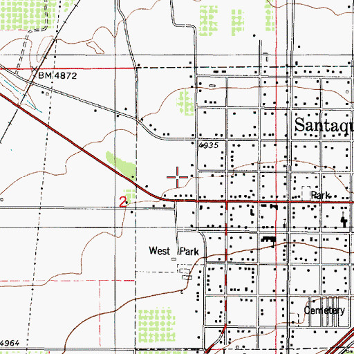 Topographic Map of The Church of Jesus Christ of Latter Day Saints, UT