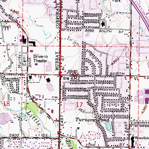 Topographic Map of The Church of Jesus Christ of Latter Day Saints, UT