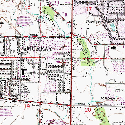 Topographic Map of The Church of Jesus Christ of Latter Day Saints, UT