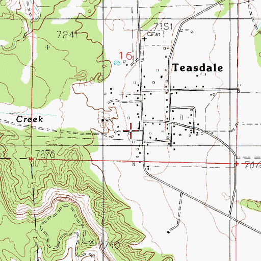 Topographic Map of The Church of Jesus Christ of Latter Day Saints, UT