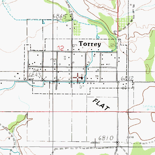 Topographic Map of The Church of Jesus Christ of Latter Day Saints, UT
