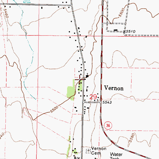 Topographic Map of The Church of Jesus Christ of Latter Day Saints, UT