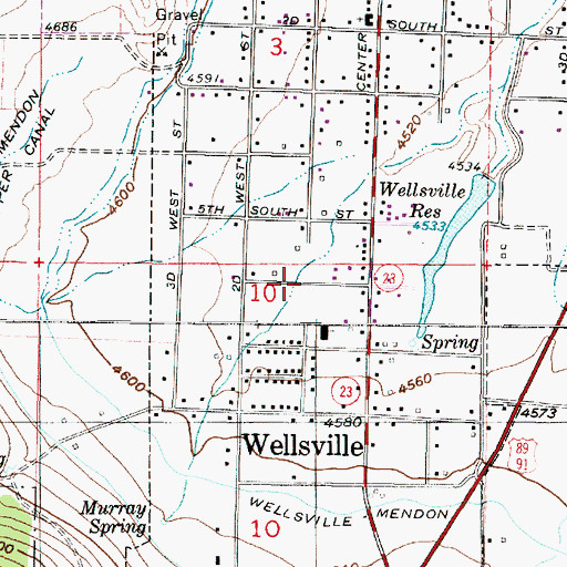 Topographic Map of The Church of Jesus Christ of Latter Day Saints, UT