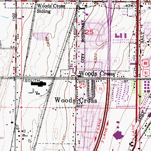 Topographic Map of The Church of Jesus Christ of Latter Day Saints, UT