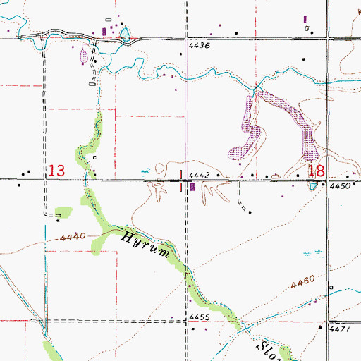 Topographic Map of The Church of Jesus Christ of Latter Day Saints, UT