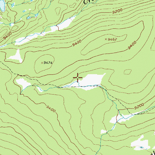 Topographic Map of Bear Park, UT