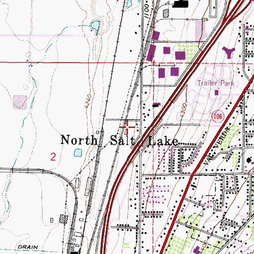 Topographic Map of LPT Condominium, UT