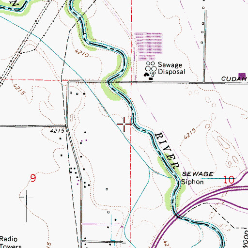 Topographic Map of North Redwood Industrial Park, UT